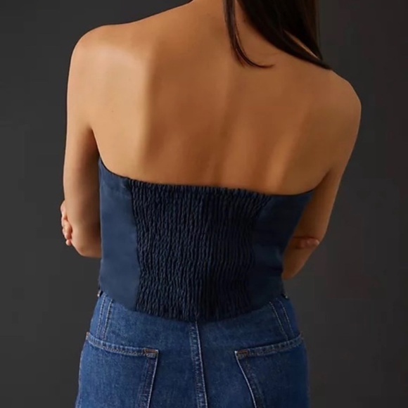 Anthropologie Maeve Strapless Tube Top M - Picture 4 of 4